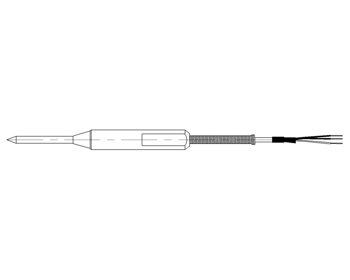 Handle rigid protector with tip to prick