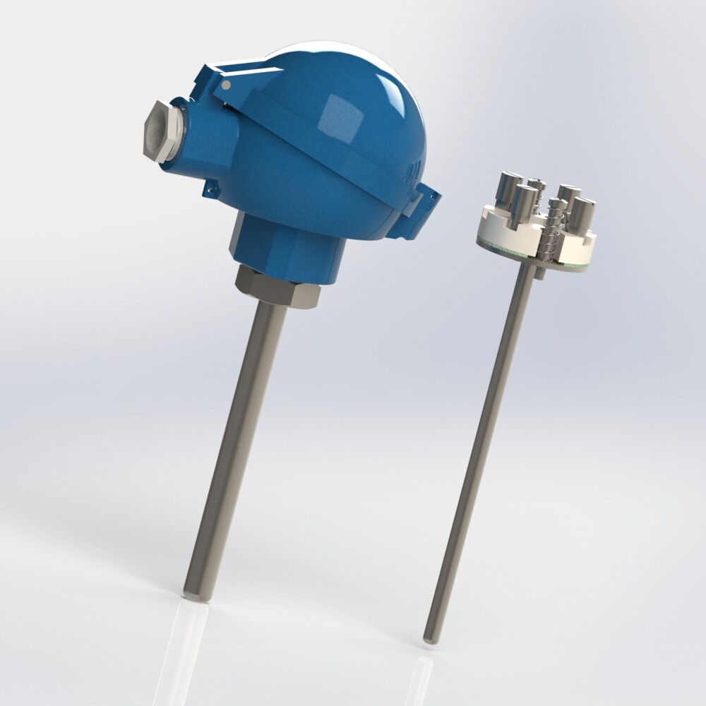 resistance thermometer protector without process connection