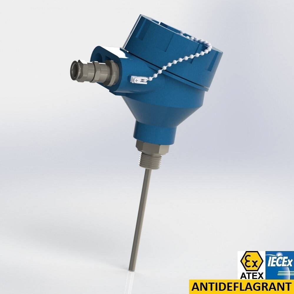 Flexible protector with male thread connection BSPP