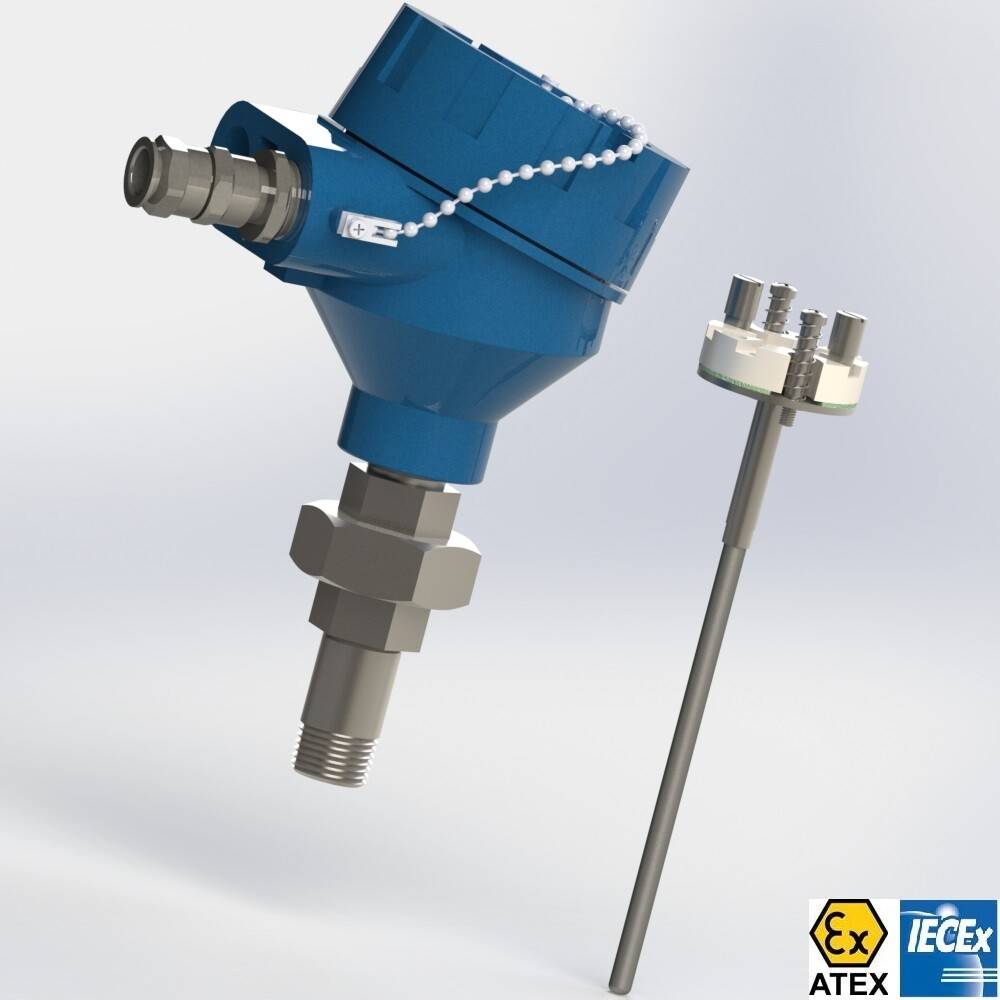 C801 For additional thermowell with extension JD Mesure