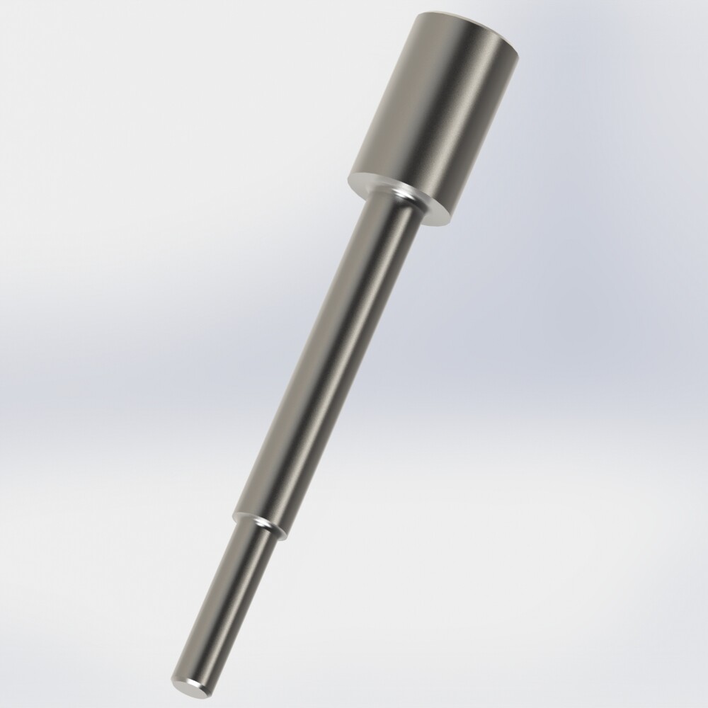 Barstock weld-in thermowell straight form with shrinked tip